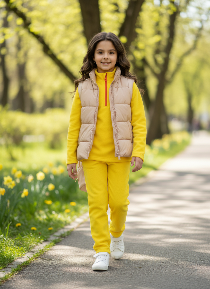 Толстовка и брюки Утенок 7052г(ш) желтый - фото 3