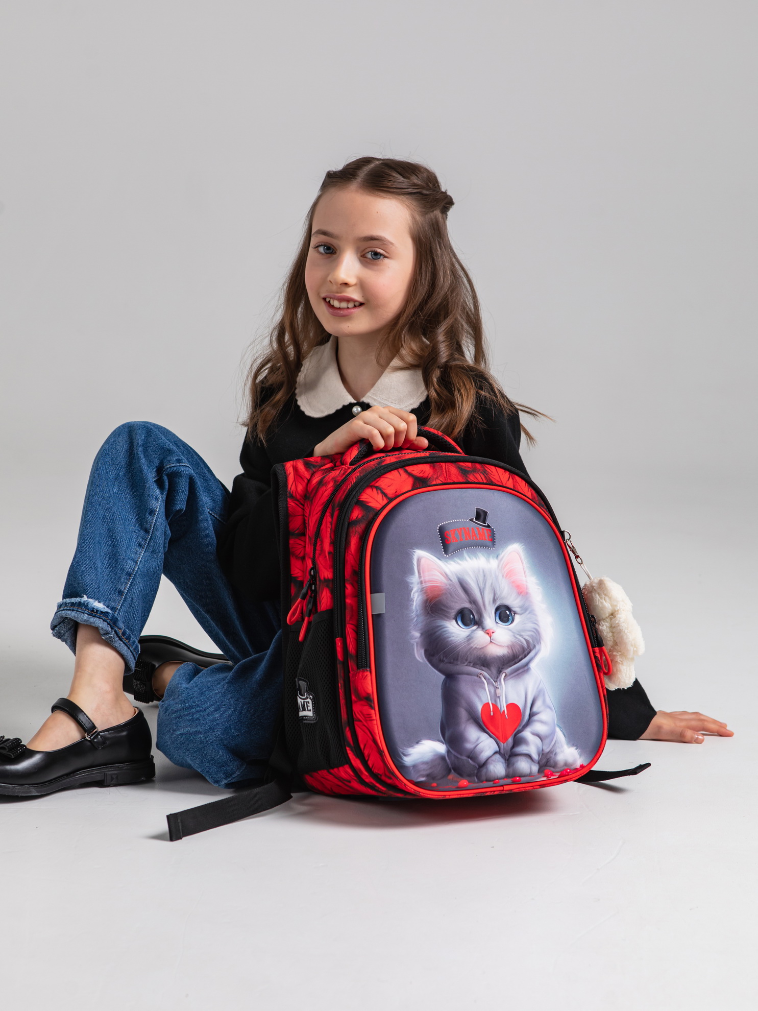 Рюкзак SkyName анатомическая спинка + брелок - фото 5