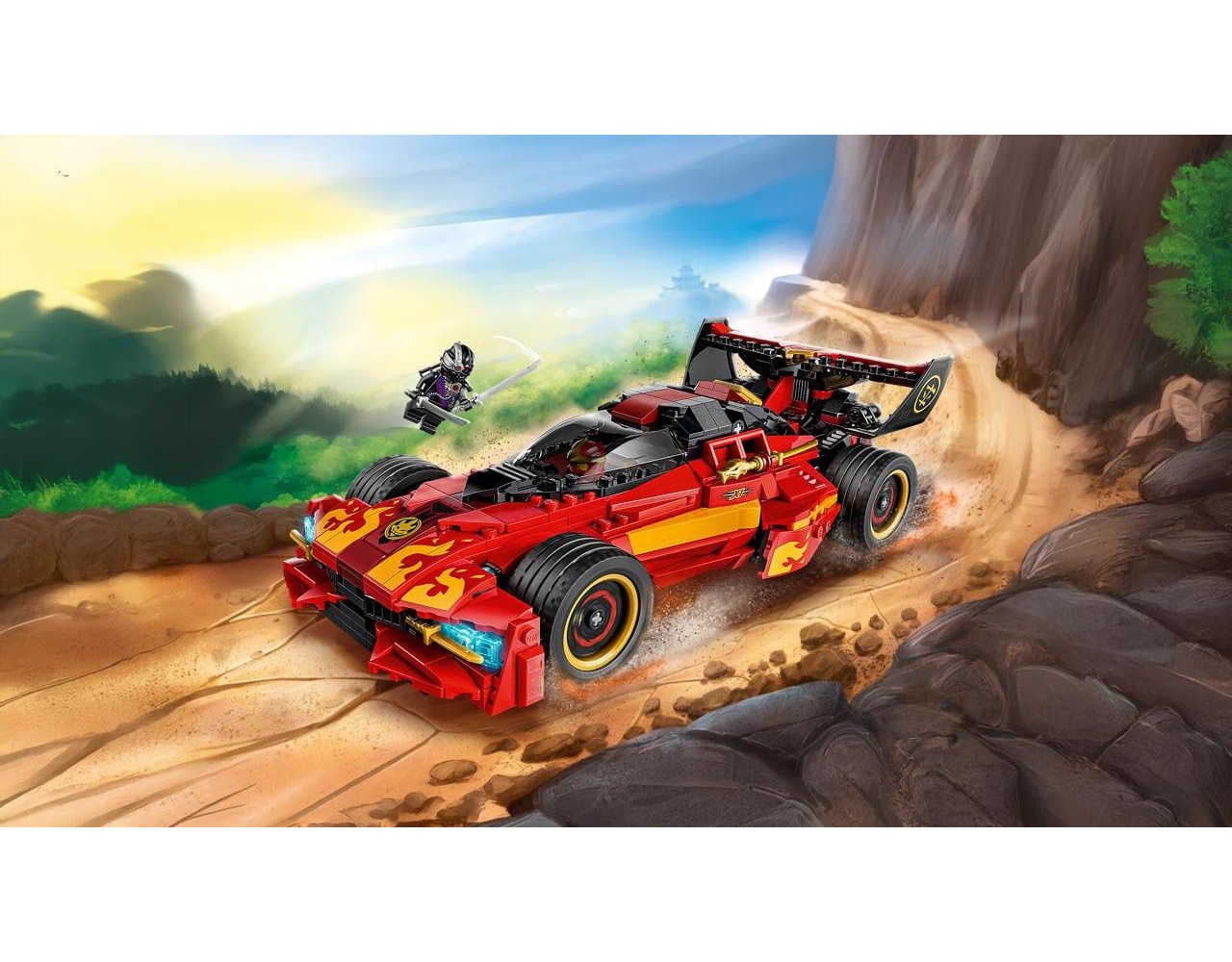 Конструктор LEGO NINJAGO Ниндзя-перехватчик Х-1 691 дет. - фото 13