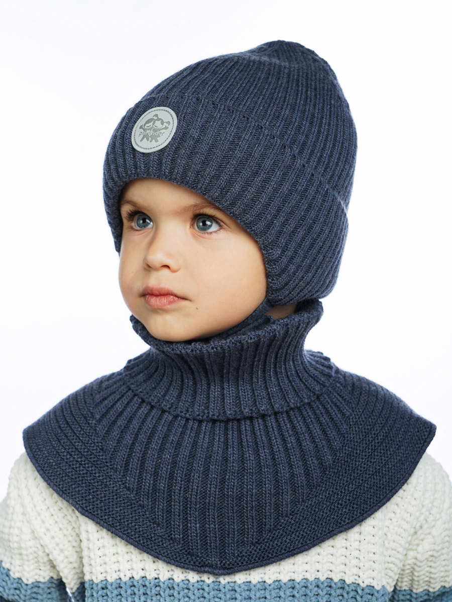 Шапка и снуд ПриКиндер U-W_231241 Цвет: Джинс - фото 10