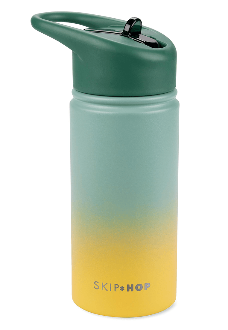 Термо-поильник Skip Hop зелено-желтый 450 мл - фото 1