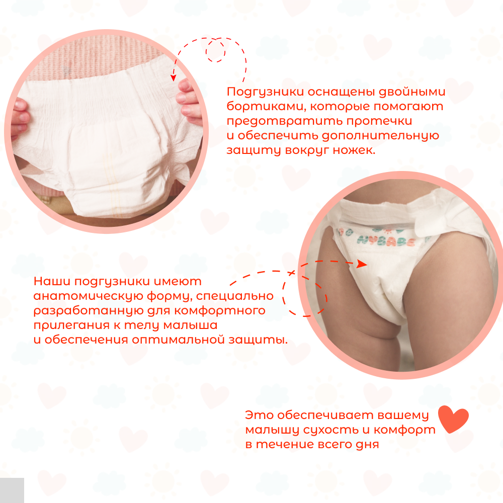 Подгузники NYBABE Ultra Comfort NB 80 шт. - фото 9