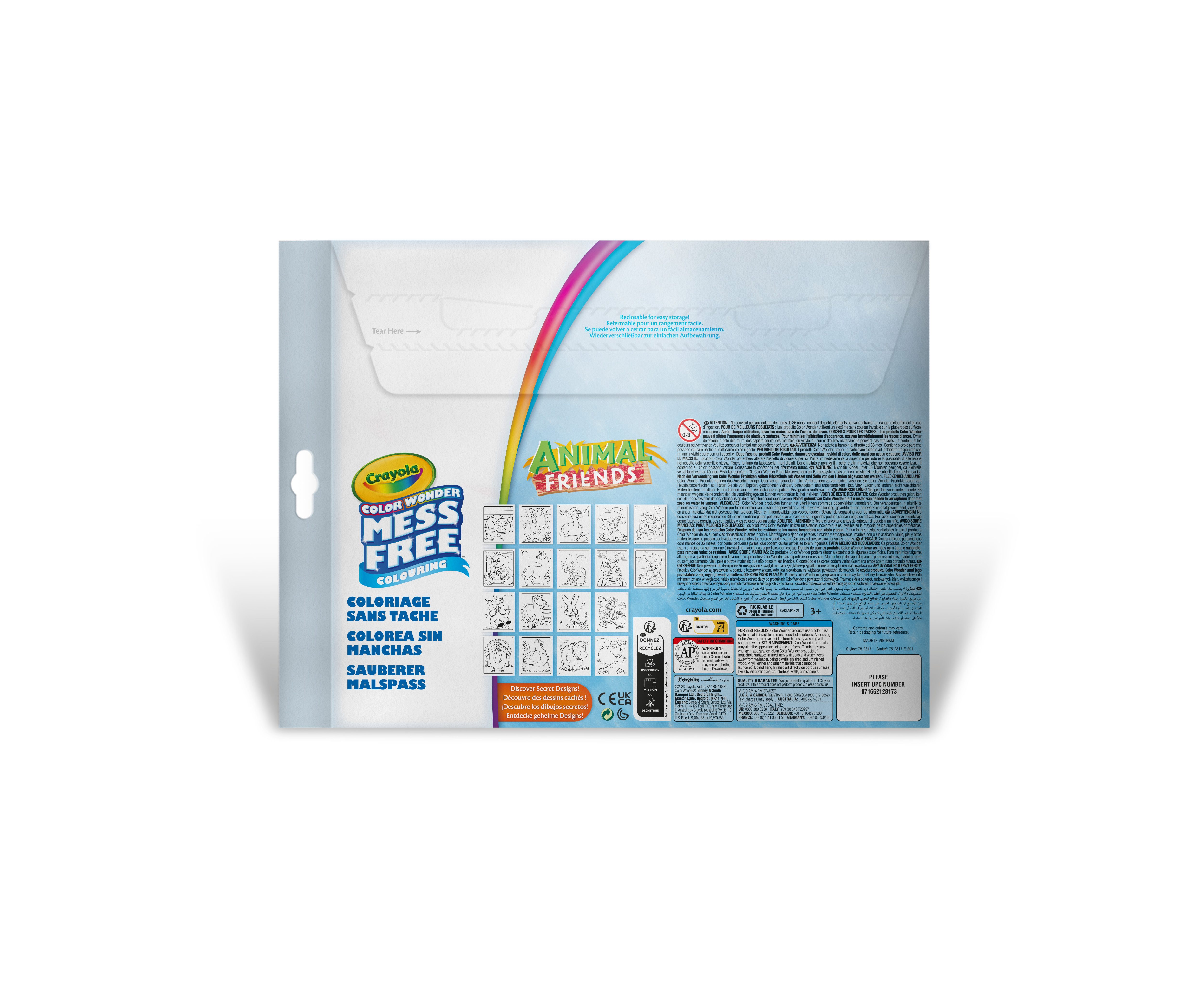Раскраска с фломастерами Color Wonder Crayola Ферма - фото 8