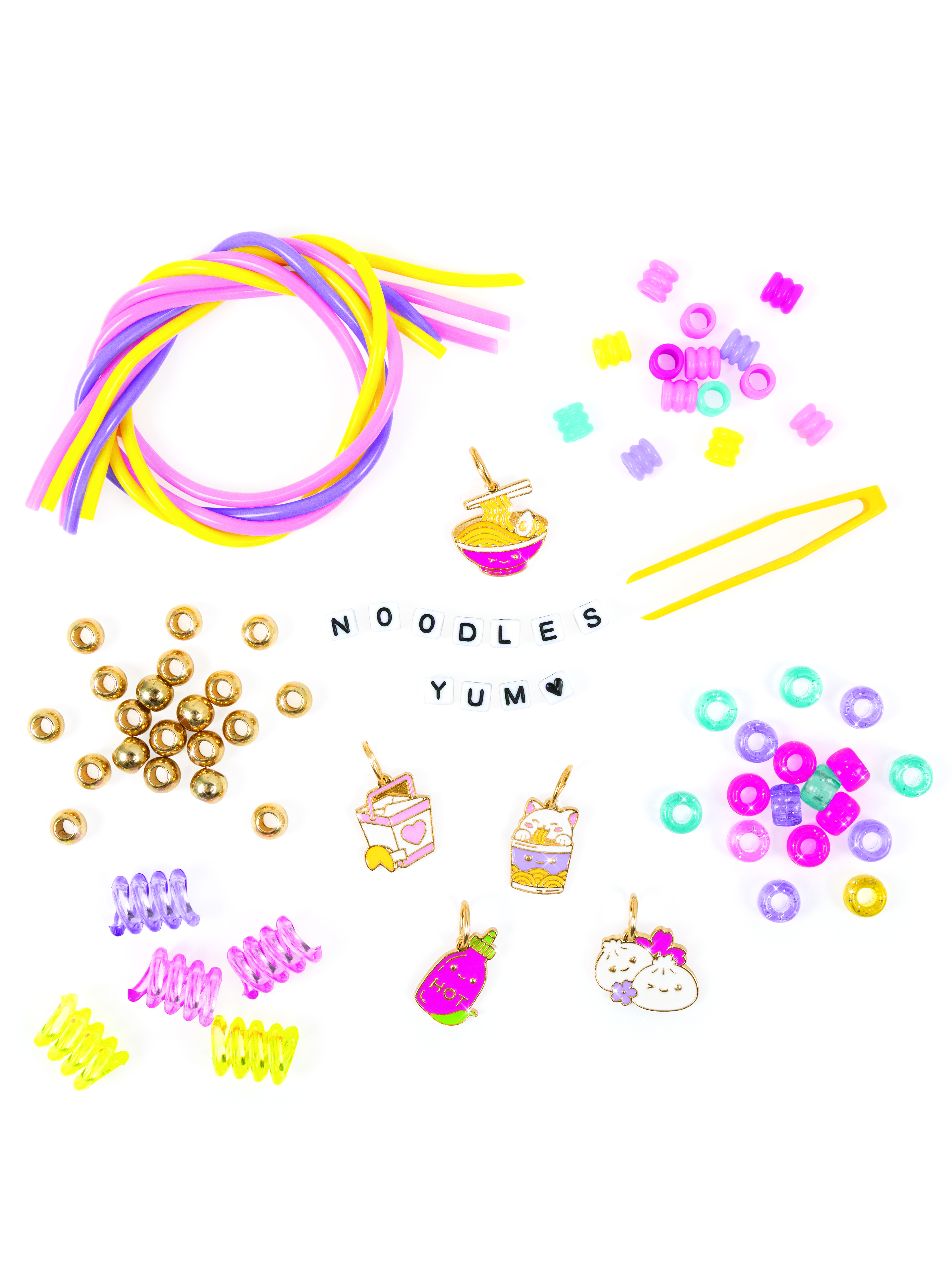 Набор для творчества Make it Real плетение Создание браслетов Лапша - фото 6