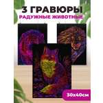 Гравюра LORI(колорит) Радужные животные