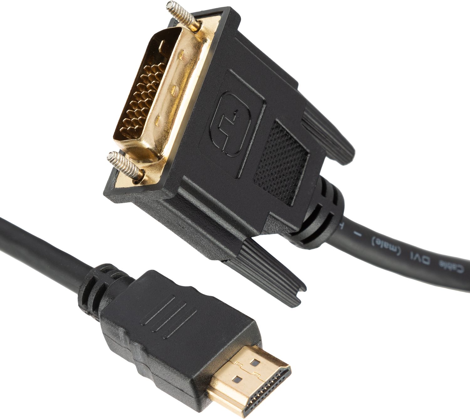Кабель DVI-HDMI 1.4 M/M, 1.8м, чер (OAVDC004) - фото 4