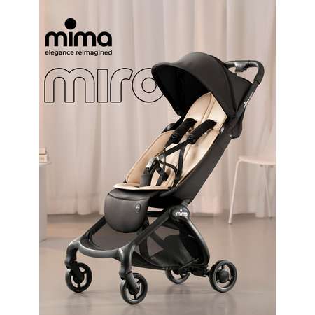 Коляска прогулочная mima Miro, цвет черный черный