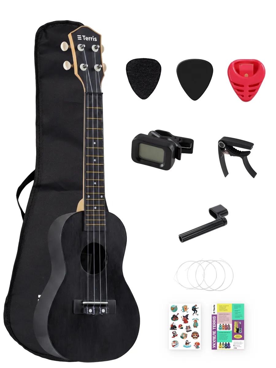 Игрушка музыкальная Terris Plus -23 BK Pack укулеле - фото 20
