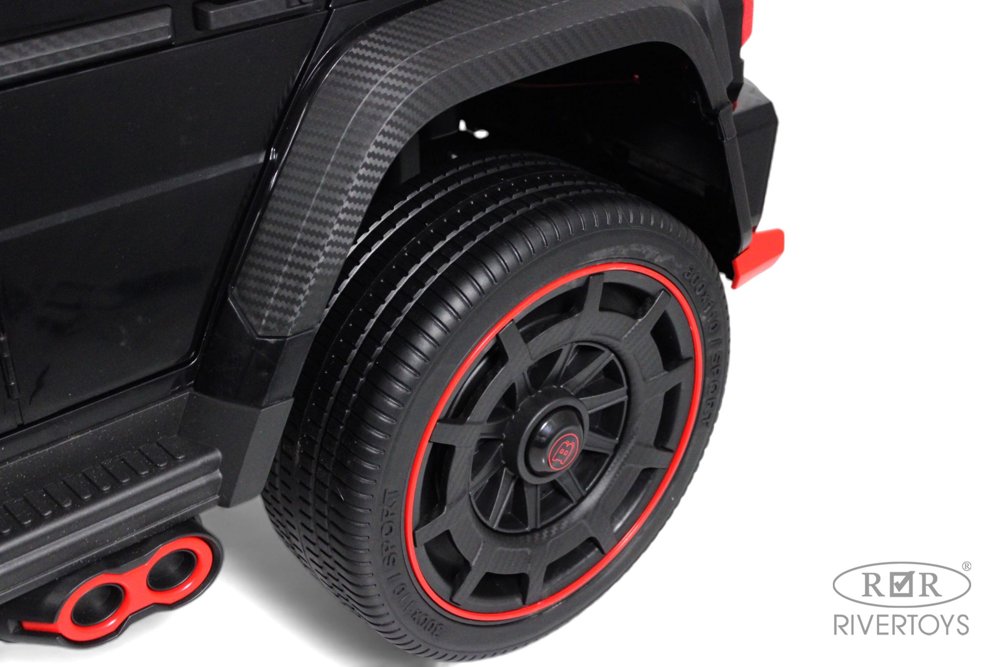 Электромобиль RIVERTOYS Z888ZZ-P-BLACK С пультом ДУ - фото 10