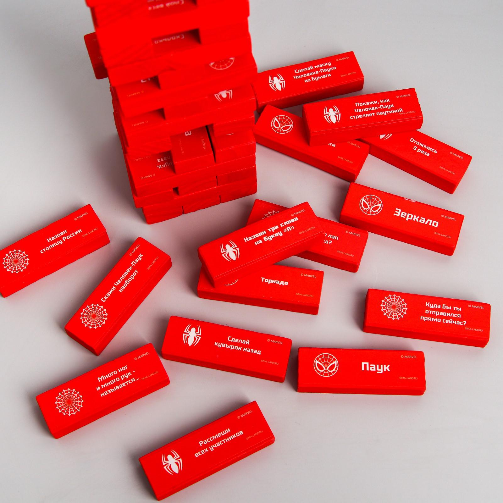 Настольная игра Marvel Падающая башня - фото 3