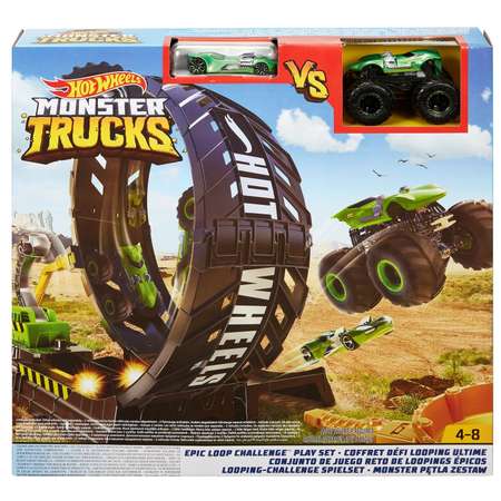 Трек Hot Wheels Монстр-трак Мертвая Петля с пусковой установкой