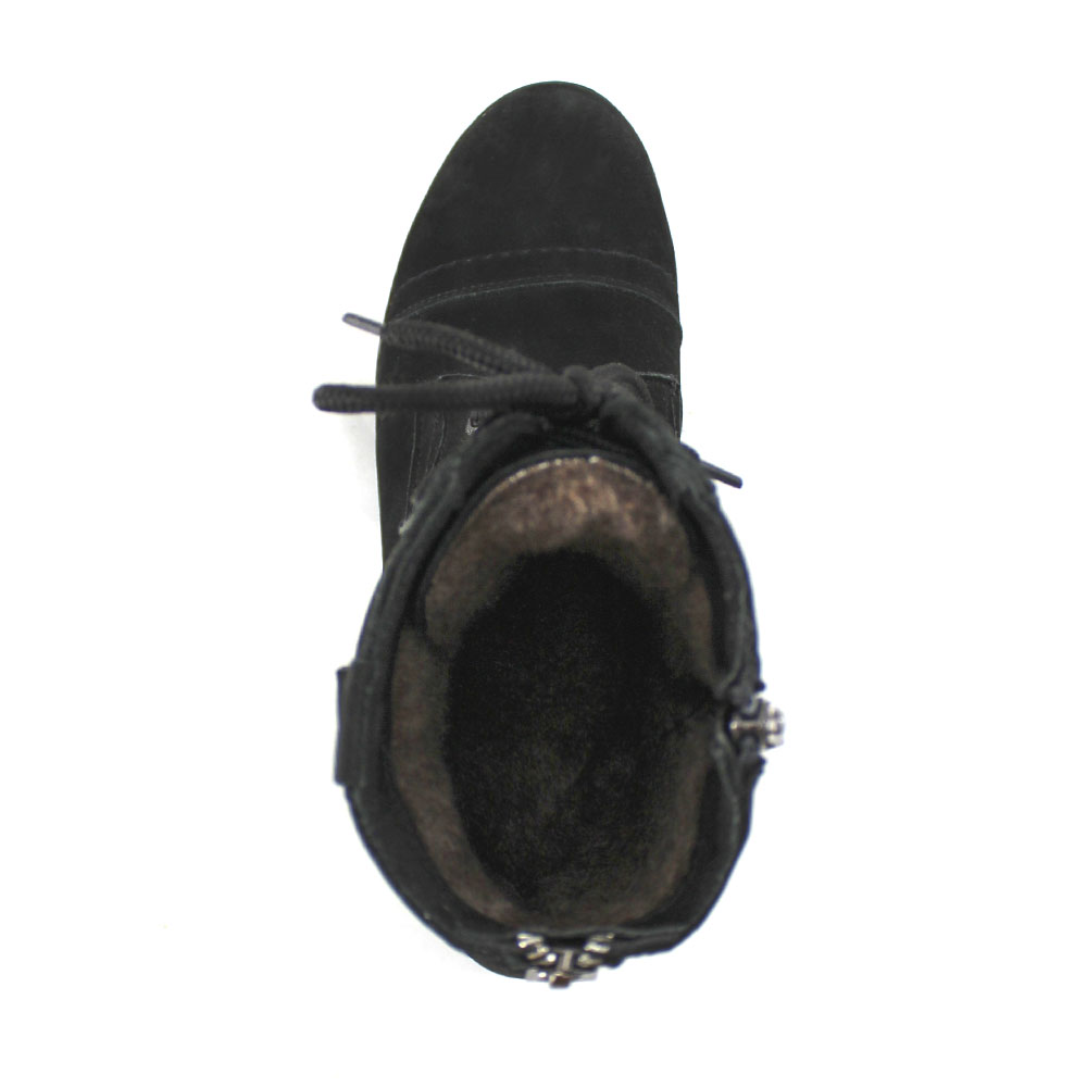 Ботинки Europen 1304-СВ EUROPEN Ботинки для девочки,черный нубук - фото 3