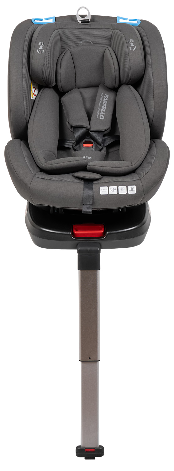 Автокресло Farfello YB102A Isofix 0+/1/2/3 (0-36 кг) серый - фото 11