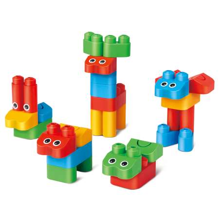 Конструктор Hape Царство животных блочный
