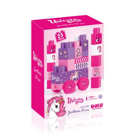 Конструктор Dolu Unicorn Mega blocks блочный