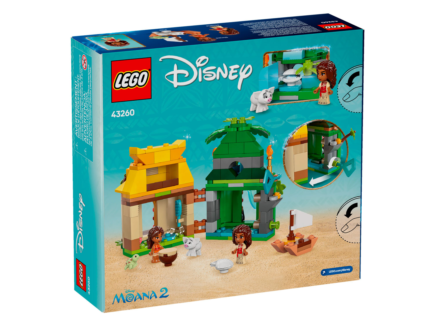 Конструктор LEGO Disney Princess Моана 43260 175 дет. - фото 9
