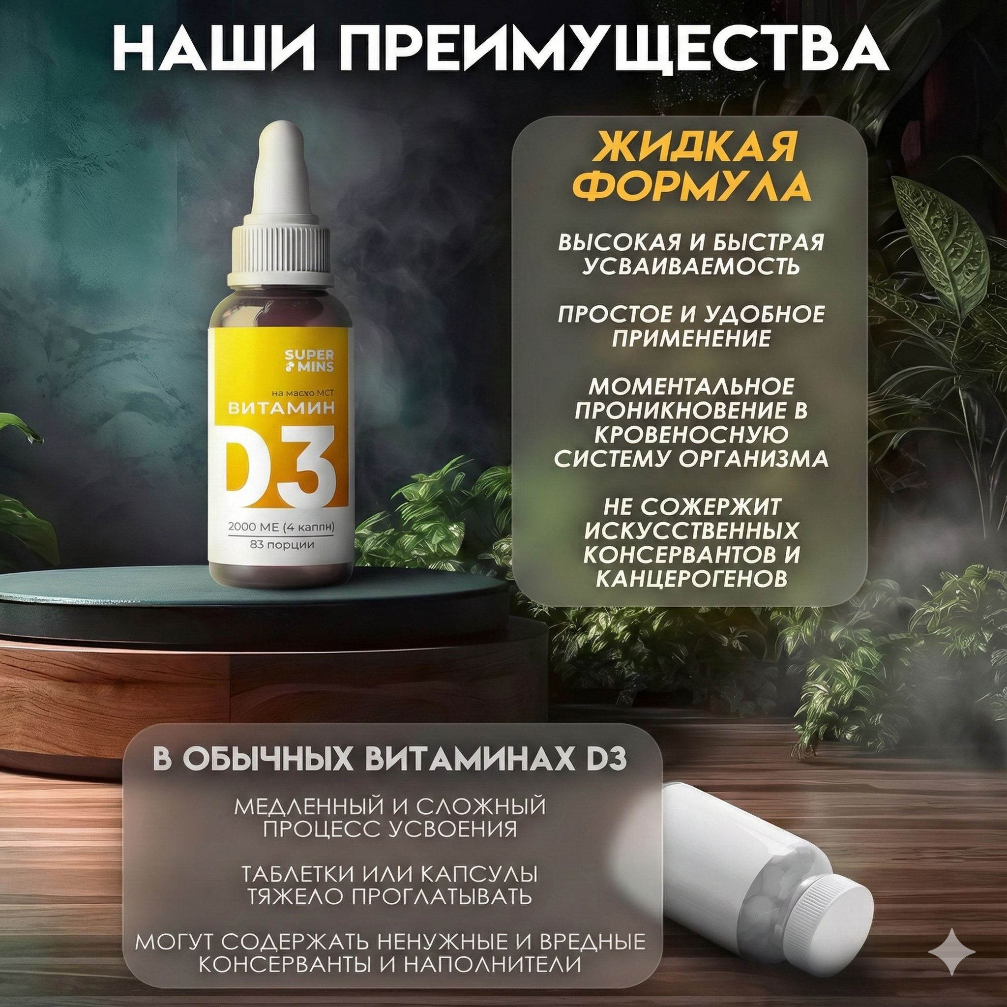 Витамин д3 SuperMins капли - фото 2