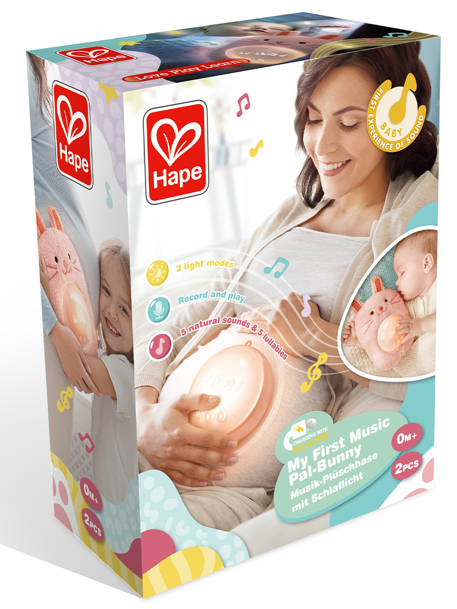 Игрушка Hape комфортер Кролик - фото 9