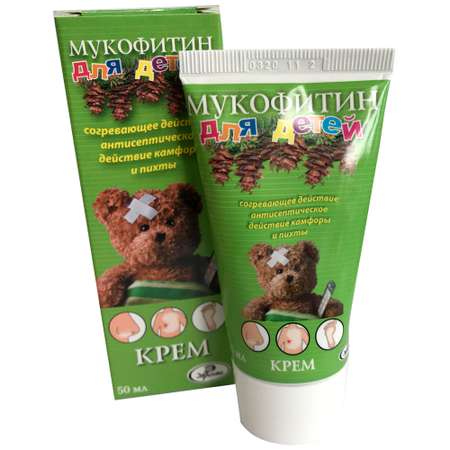 Крем для детей согревающий INPHARMA Мукофитин 50 мл