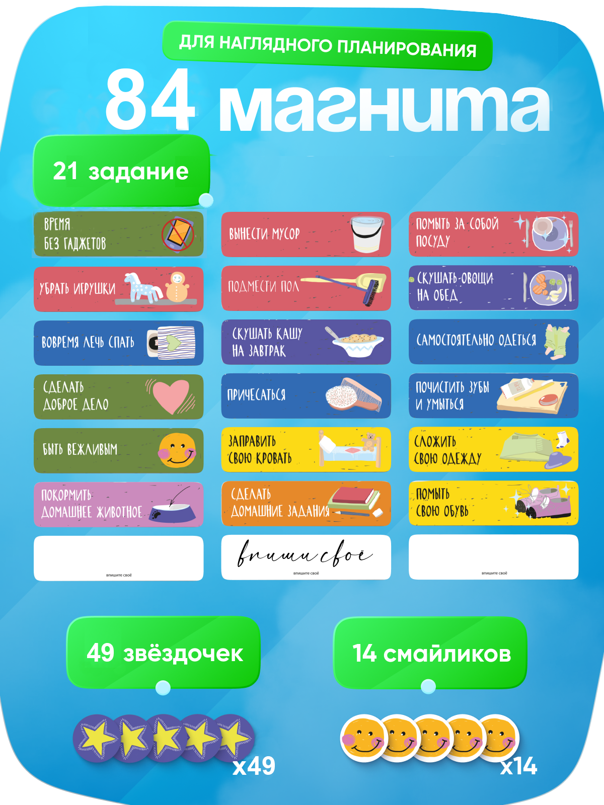 Магнитно-маркерная доска HappyLine - фото 2