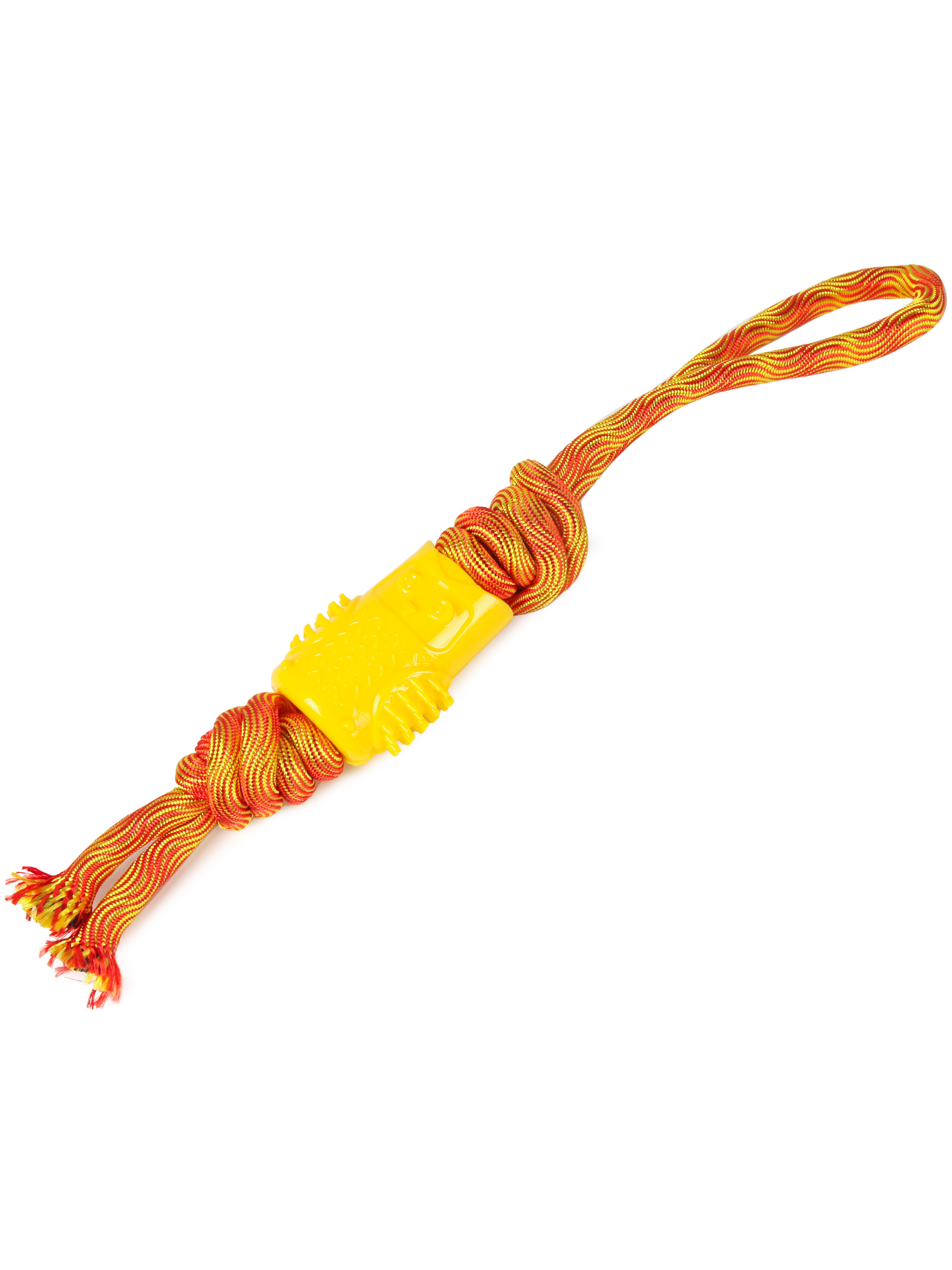 Игрушка для собак Barbaks Канатик Совунья с игрушкой ТПР 36см - фото 1