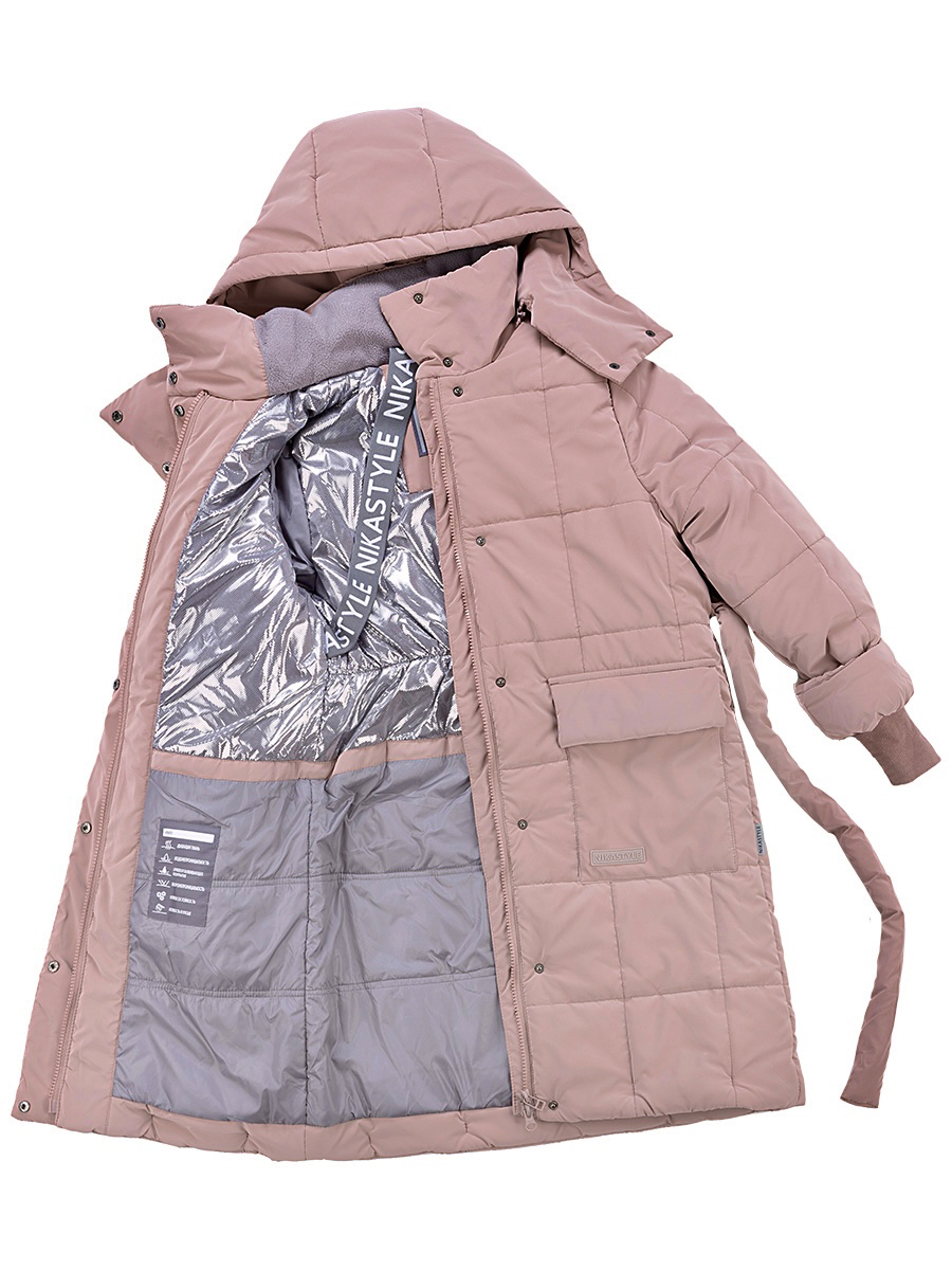 Пальто NIKASTYLE 6з8824 какао - фото 10