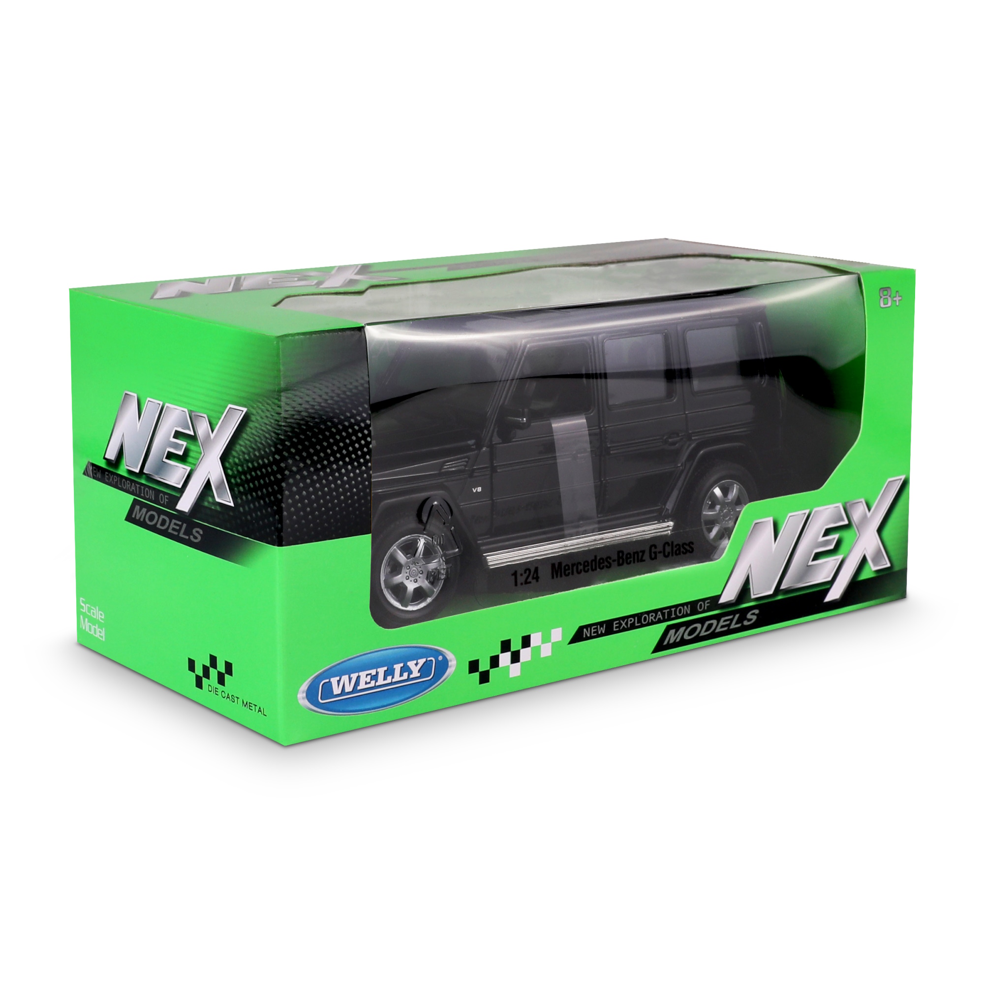 Автомобиль Welly Mercedes 1:24 24012W - фото 4
