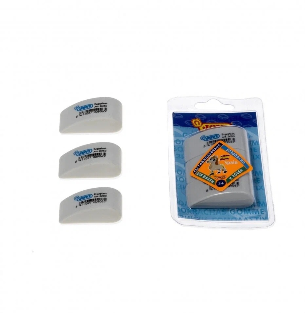 Ластик Jovi 3 шт. - фото 4