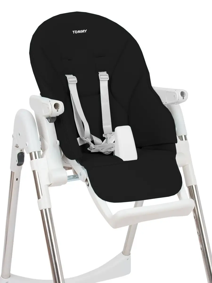 Стульчик для кормления TOMMY Bon appetit черный - фото 8