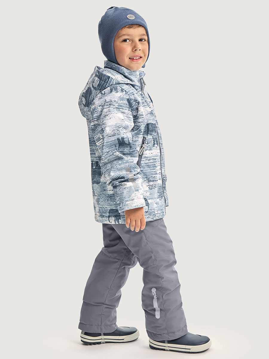 Костюм NIKASTYLE 7м1526 деним/серый - фото 3