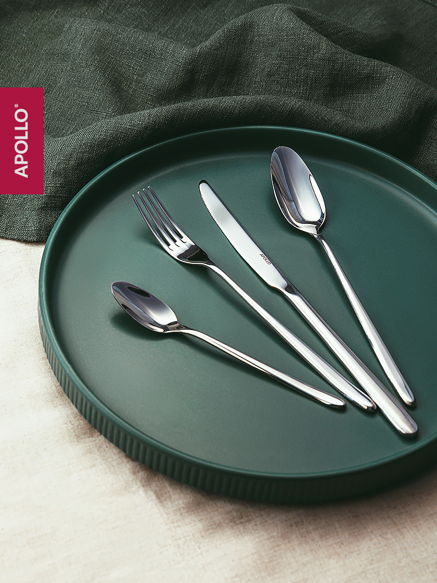Набор столовых приборов APOLLO 24 предмета, узкие - фото 1