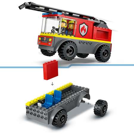 Конструктор LEGO City Пожарная машина блочный