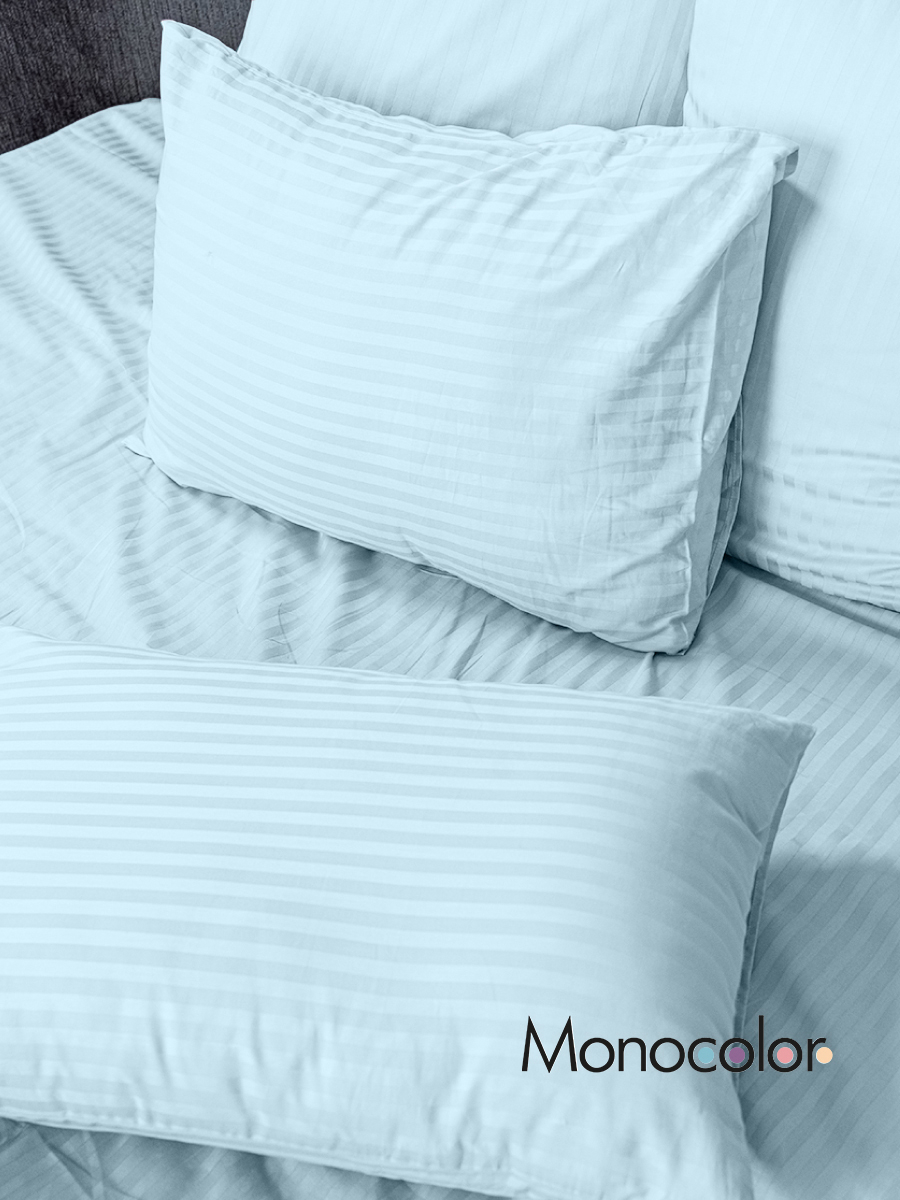 Комплект постельного белья Monocolor 6467 евро 6 предм. - фото 11