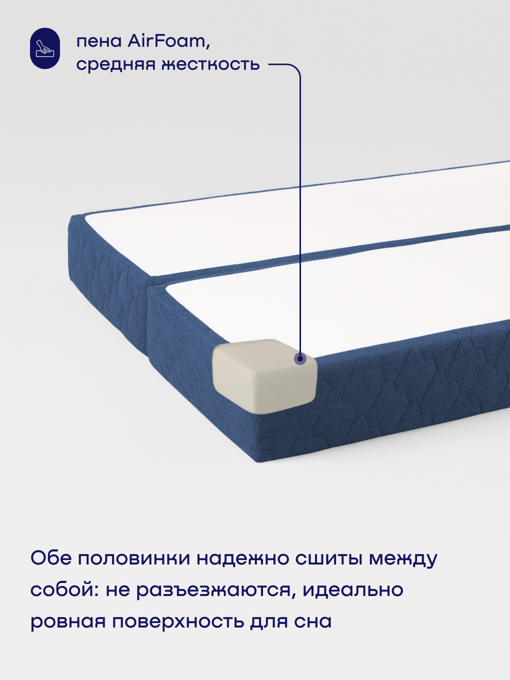 Диван buyson BuyDream синий - фото 6