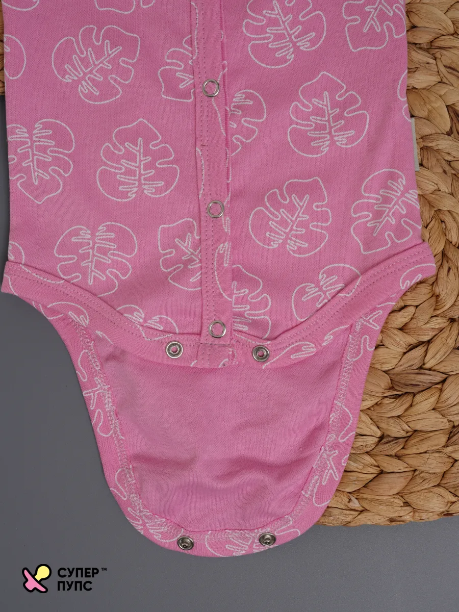 Боди 3 шт Супер Пупс нбр/3пр/бд/коррук/SK23розовыйлисточкиветочки - фото 27