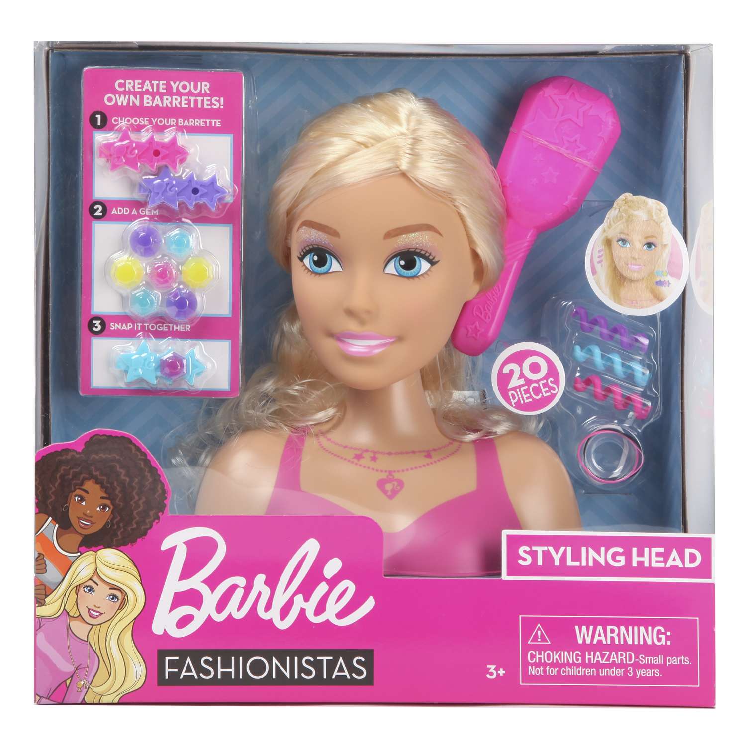 Игрушка Barbie торс для причесок - фото 2
