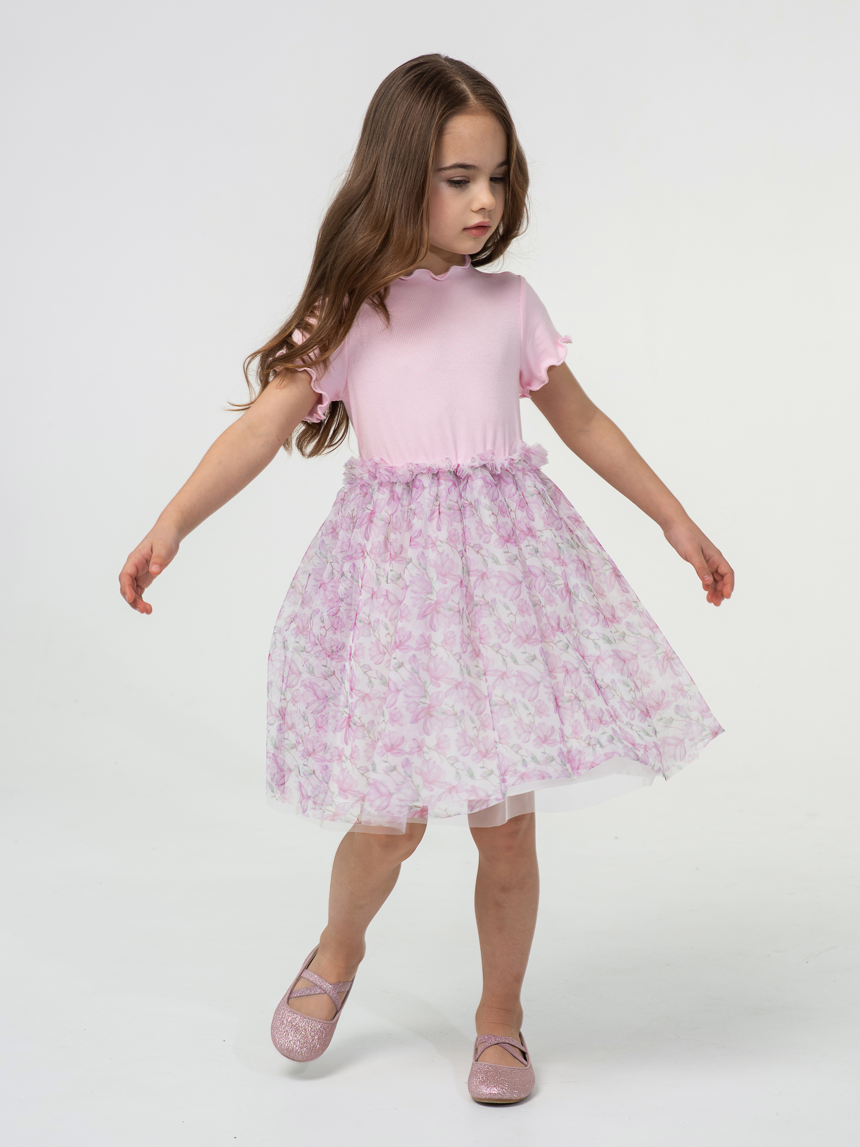 Платье LisaWeta D-128-25 розовый - фото 12