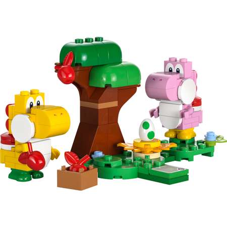Конструктор LEGO Super Mario Набор Яичный лес Йоши блочный