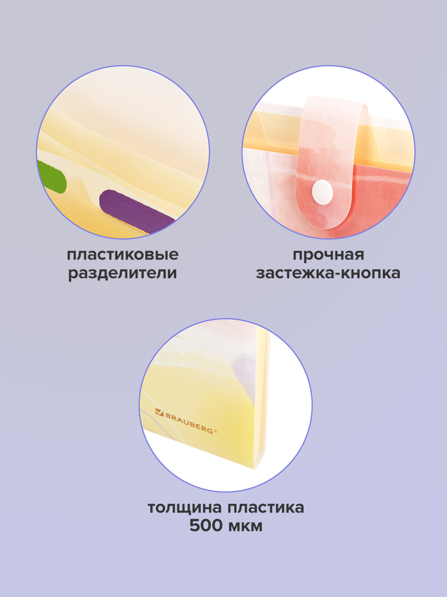 Папка-органайзер Brauberg А4 - фото 4