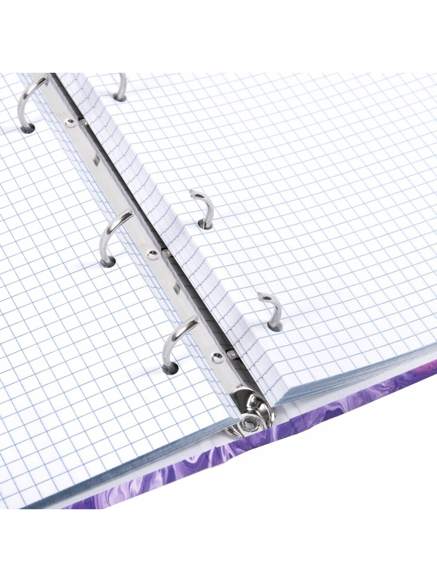 Тетрадь со сменным блоком Brauberg клетка 120 лист. - фото 9