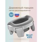 Горшок ROXY-KIDS Дорожный серый