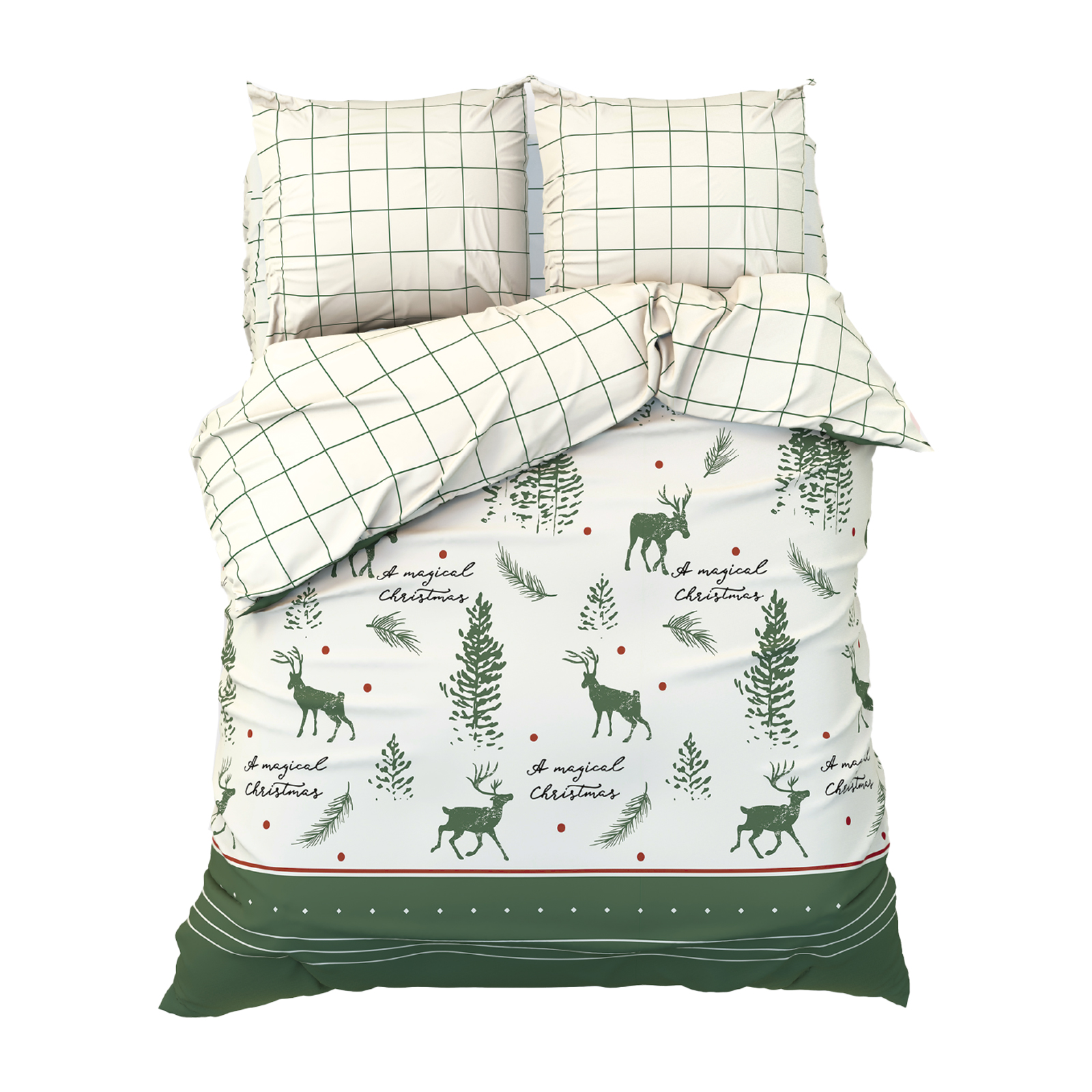 Комплект постельного белья Этель Magical Christmas полутораспальный - фото 1