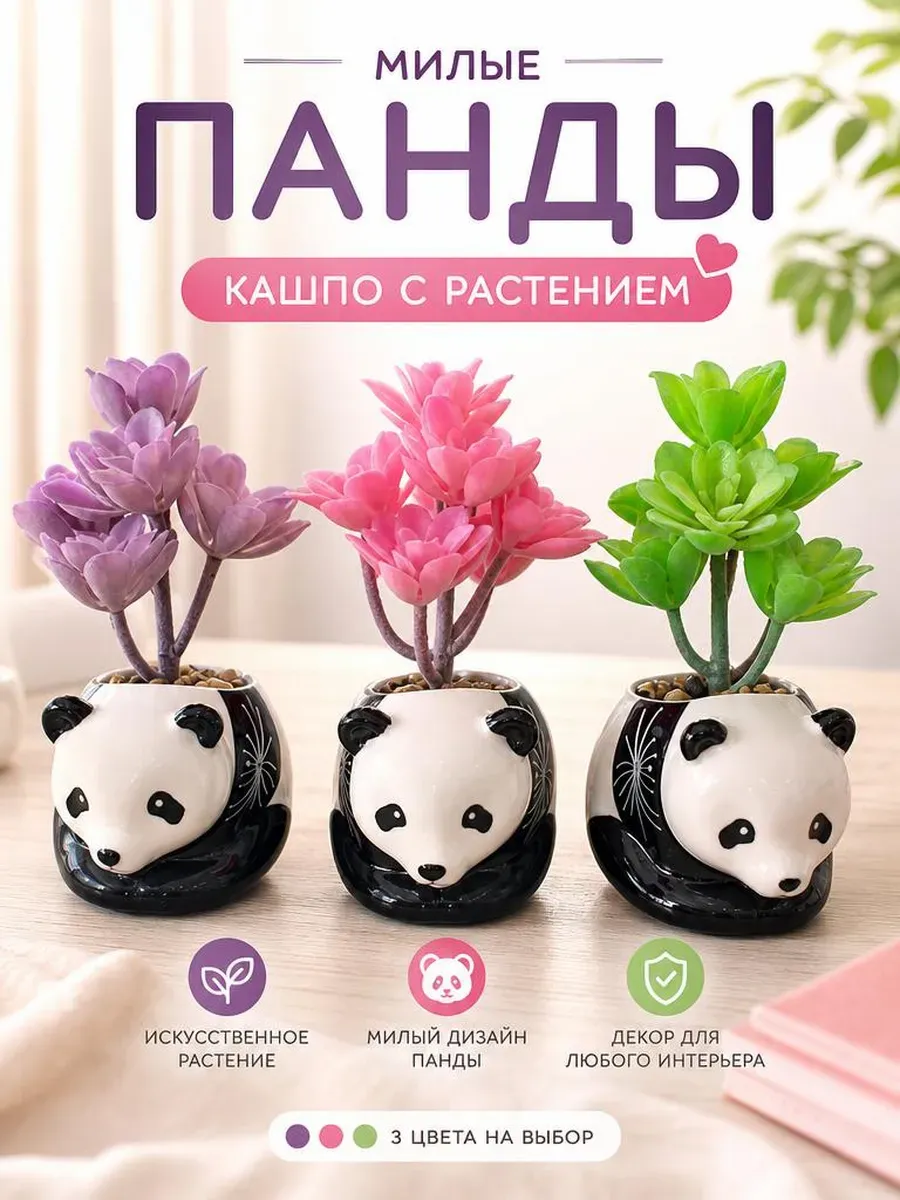 Искусственные цветы SOFANNA Панда суккулент - фото 7