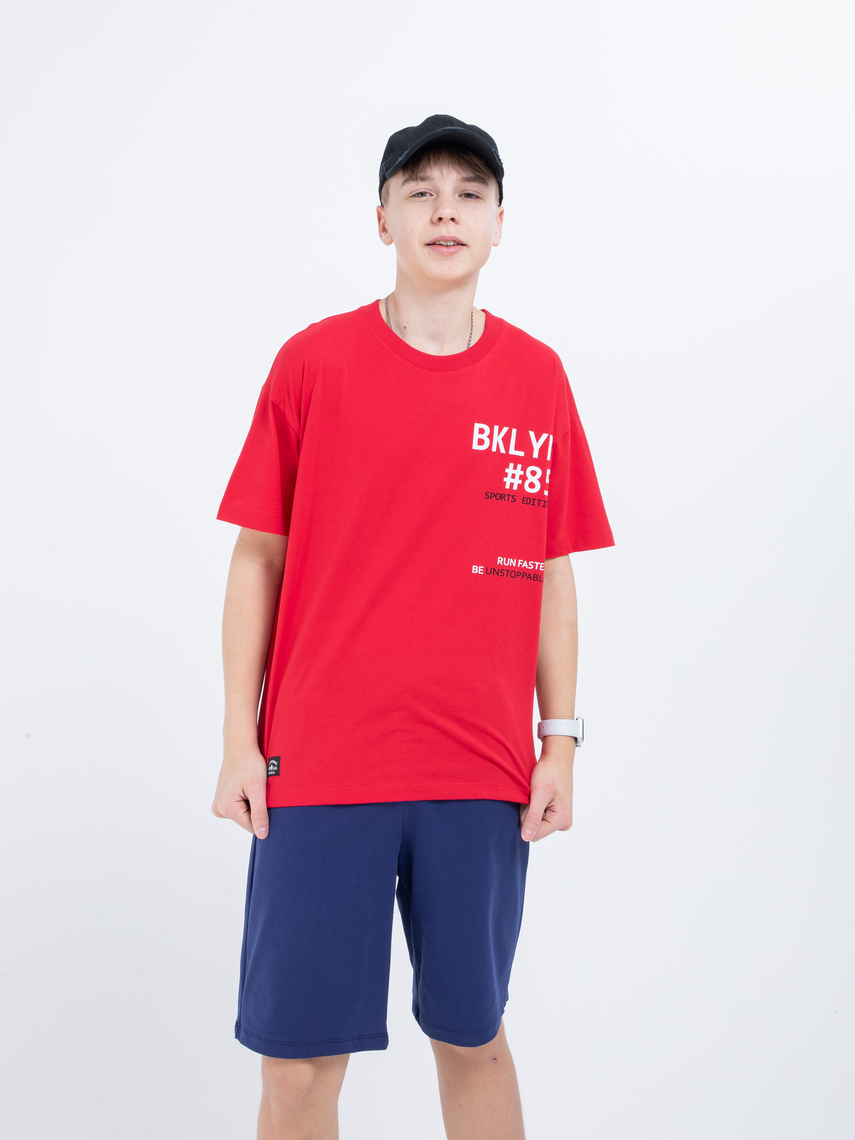 Футболка STELLA MODA 11213_красный - фото 14