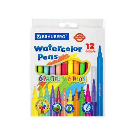Фломастеры Brauberg 12 цв.