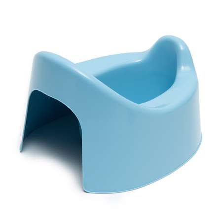 Горшок Babyton с крышкой голубой 17-0001-КГ