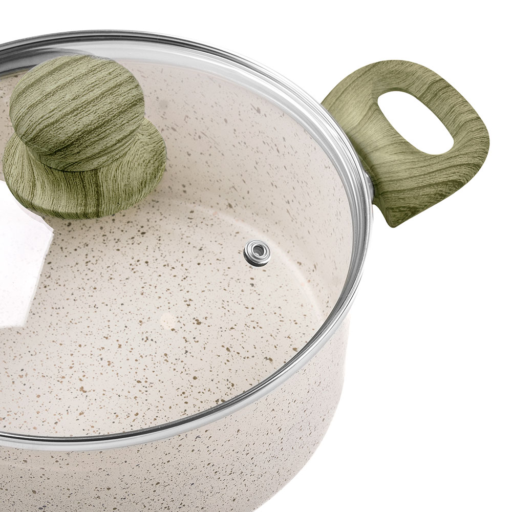 Кастрюля ENDEVER Stone-Beige-24C - фото 4