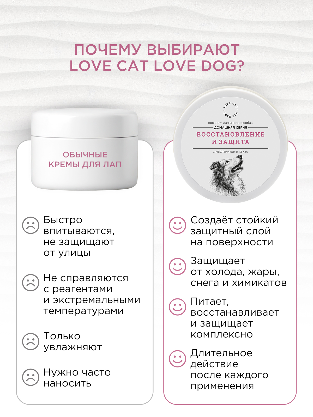Воск для лап и носов LOVE CAT LOVE DOG для собак и кошек - фото 5