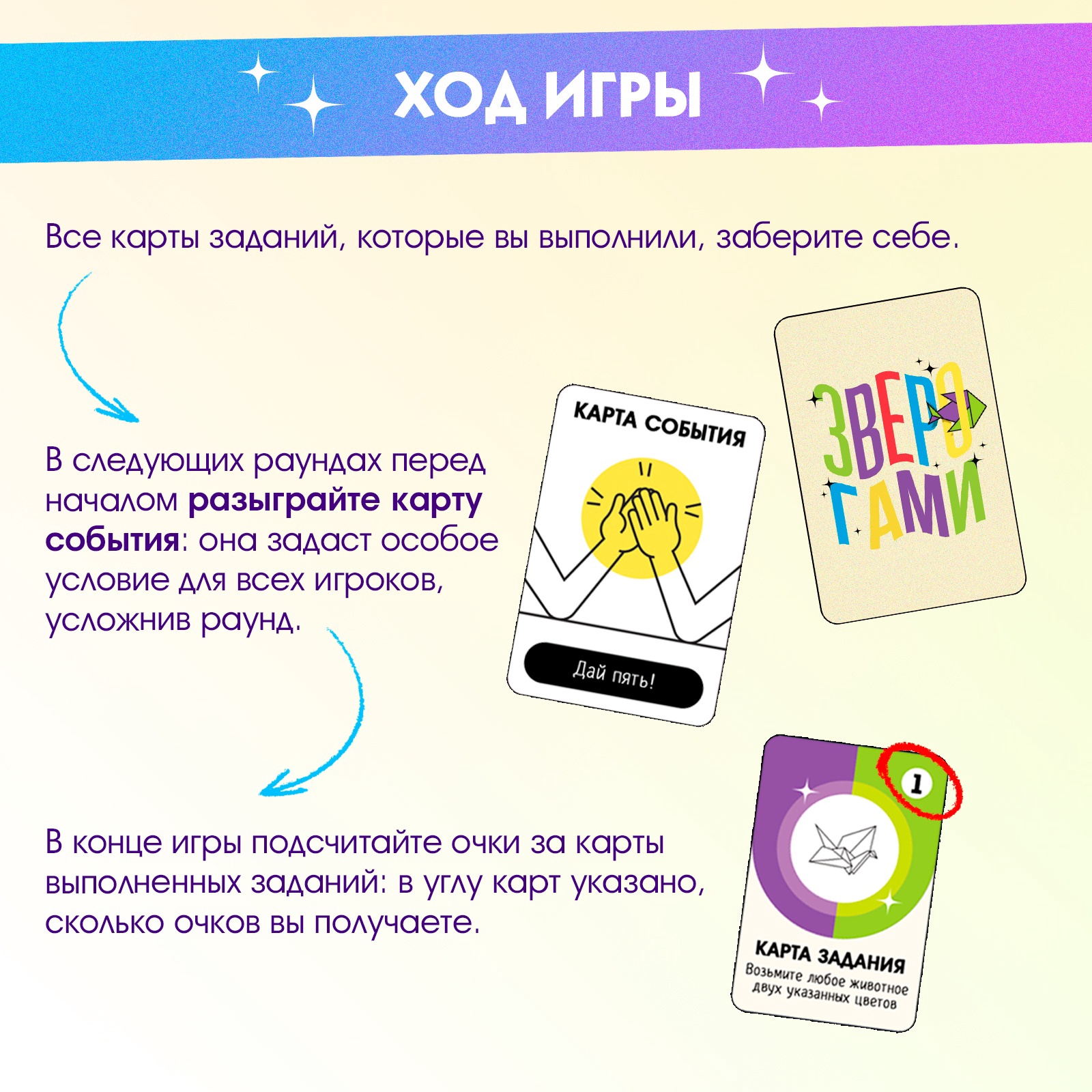 Настольная игра Лас Играс KIDS Зверогами - фото 5