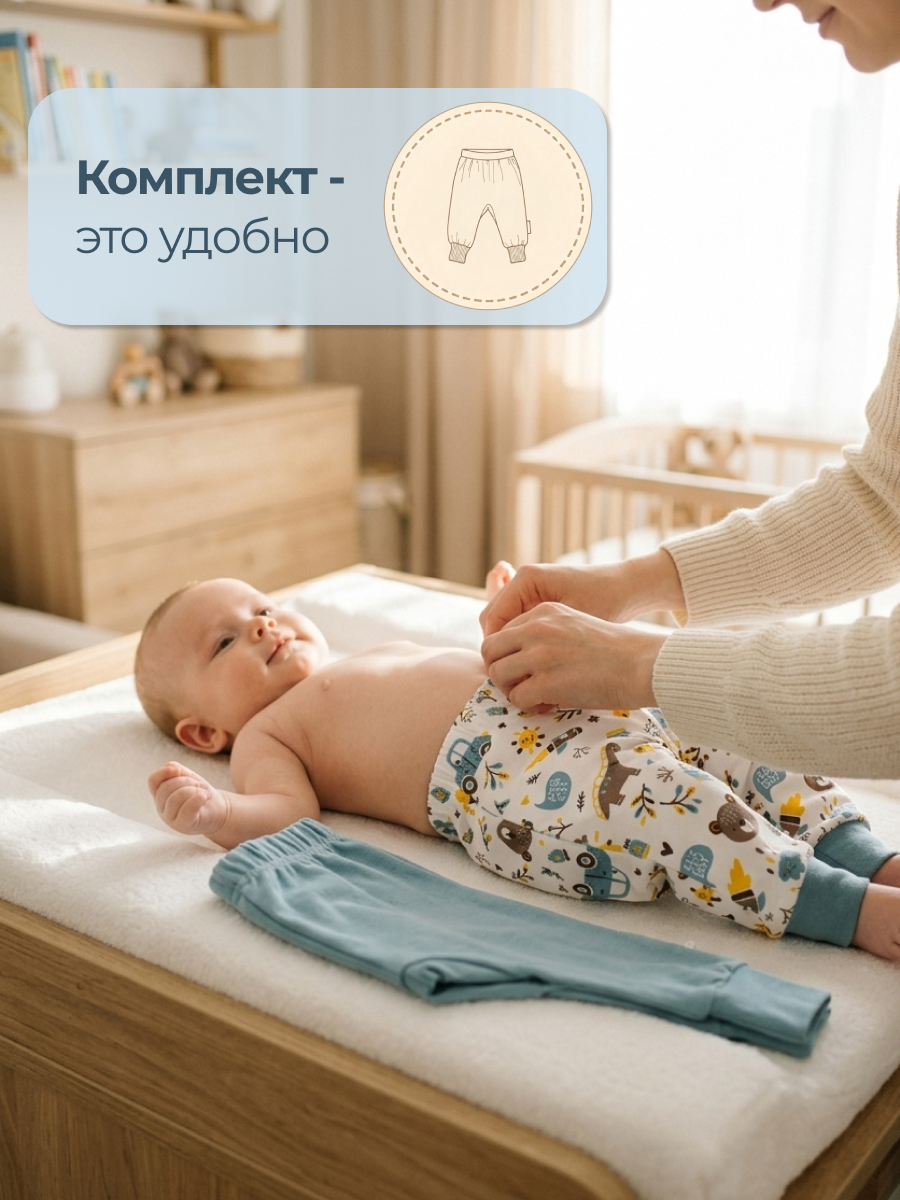 Штанишки 2 шт Эскимо 23-302 - фото 4
